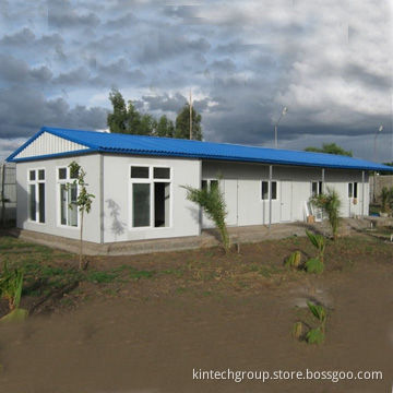 Prefab Modular House with Light Steel Structure and EPS Sandwich Panel, Quick Construction